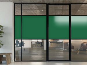Film vitrage opacifiant vert - Luminis Films